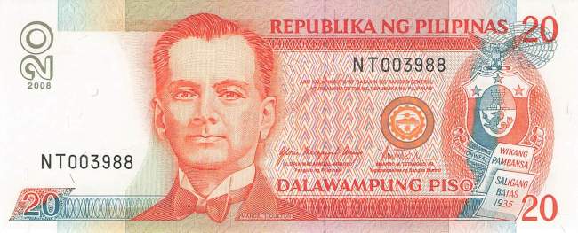 Philippinen 20 Piso 2008 p182j